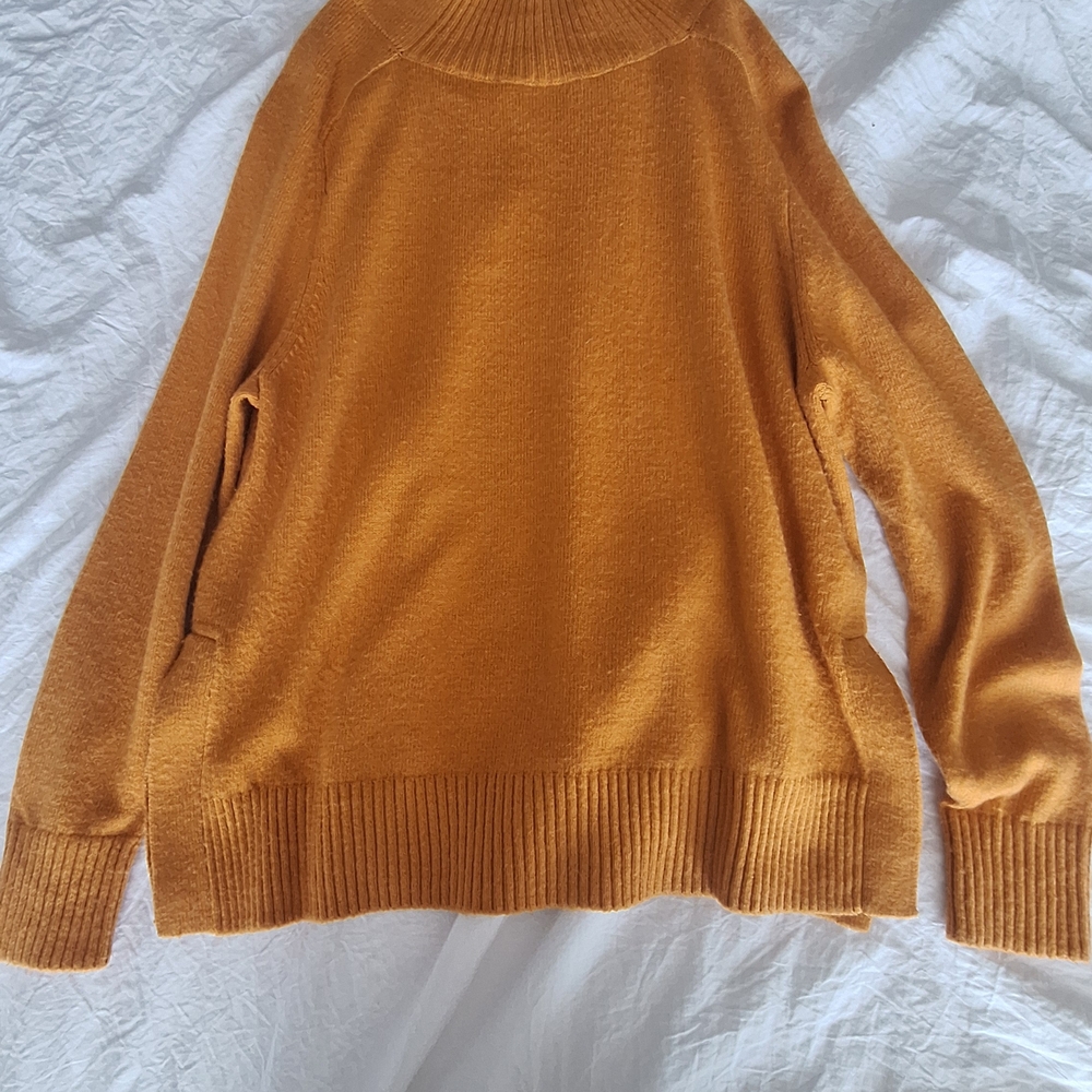 Banana Republic Yellow Turtleneck Sweater